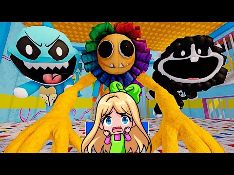 POPPY POLICE FAMILY PRISON RUN ESCAPE! 🌸 (Obby)