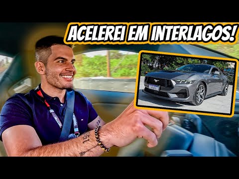 Testei o Ford Mustang manual na pista de Interlagos
