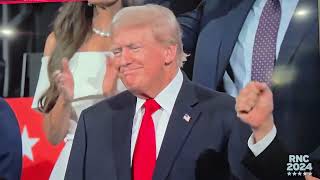 Trump at Republican National after assassination  attempt