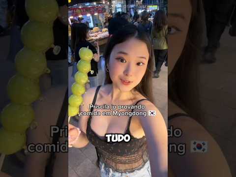 Churros de Oreo em Myongdong. Priscila ju ❤️