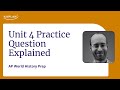 AP World History Practice Questions