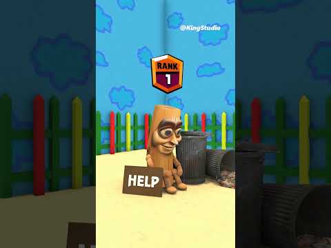 Help TUNG TUNG TUNG SAHUR Become BRAWL STARS RANK UP 6974 vs BOMBARDIRO CROCODILO Italian Brainrot