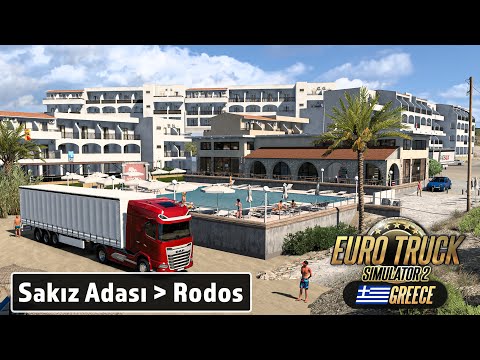 Sakız Adasından Türkiye Görünüyor! ETS 2 Greece DLC Rodos 2. Bölüm