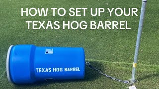 Instructional video on how to assemble your Texas Hog Barrel.