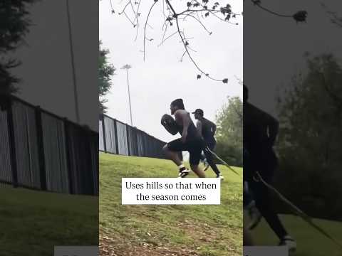 Derrick Henry does all of his training on hills! #shorts #nfl #derrickhenry