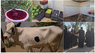 كل الخير منك وانت ابو الخير وصل المسواك والذبيحه🐄وين وصلنا بالبناء🤩توزيعنا للزوار بالحر🏴🥵