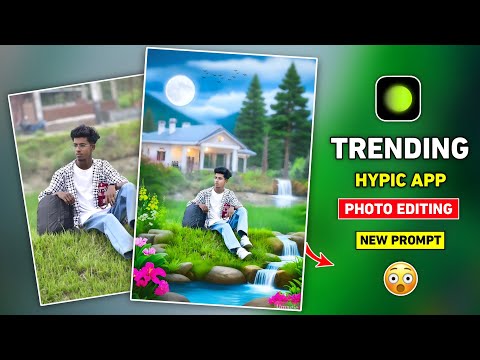 Hypic app trending photo editing prompt | Hypic app background change | Hypic photo editing prompt