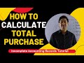 Credit Purchase Calculations and Components