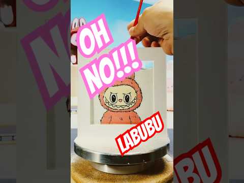 Oh no..What’s next… #labubu #sandart #art #satisfying #popmart #labubuunboxing