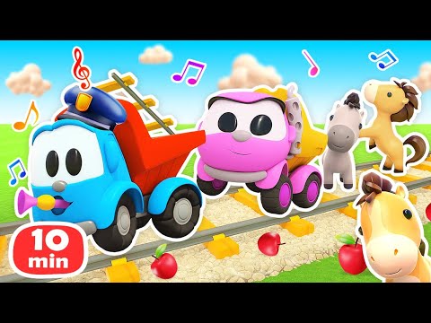 Cantando e brincando com o сaminhão Léo e sua turminha!🚙🎶