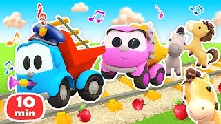 Cantando e brincando com o сaminhão Léo e sua turminha!🚙🎶