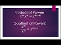 Exponent Rules: Product and Quotient Mastery