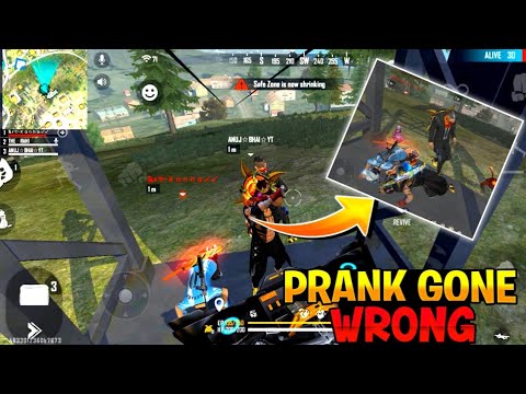 prank with offline friend😜but ye to galat ho gya must watch-Garena Free Fire #shorts #short