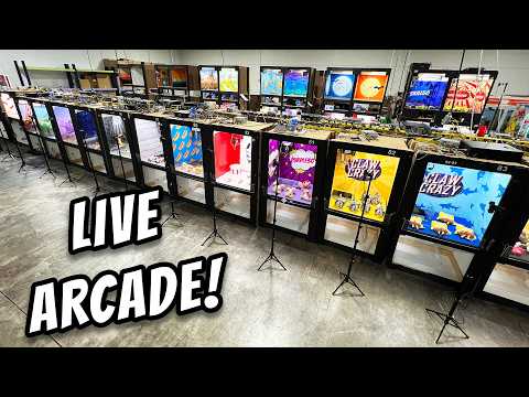 ClawCrazy LIVE ARCADE Behind The Scenes!