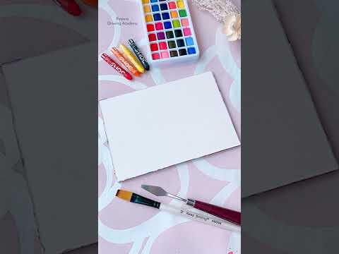 Painting with three types of colors #creativeartwork  #satisfyingart