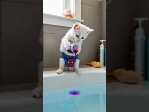 Cute Cat Story:Kitten in Difficult Situation After Pranking Her Mom 💥😡