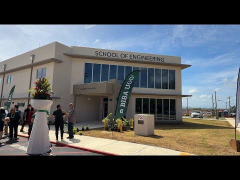 YouTube video thumbnail: UOG Opens new School of Engineering, Expanding on-Island Degree Options