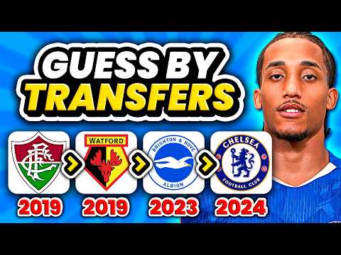 GUESS THE PLAYER BY THEIR TRANSFERS | FOOTBALL QUIZ TRIVIA 2025
