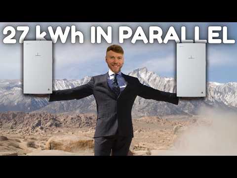 HUGE 27 kWh Battery Storage In Parallel Wiring
