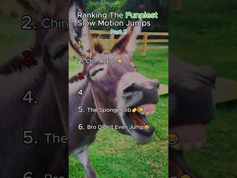 Ranking Funniest Slow Motion Jumps Part 2😂 #funnymemes #funny