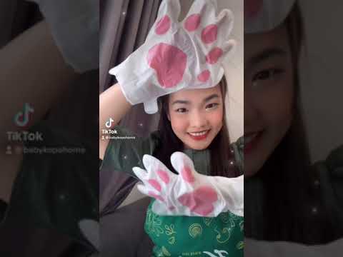 Review Mặt Nạ Chân Tay Hình Con Mèo #LoveonShorts