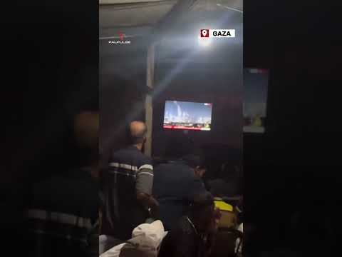 Gazans celebrate Iranian missiles striking Israel