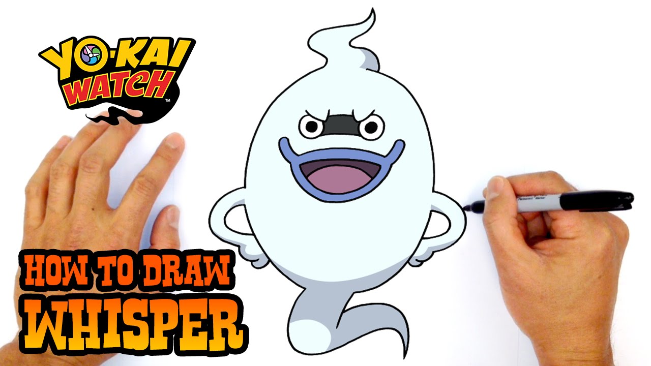 How to Draw Whisper - Yo-Kai Watch