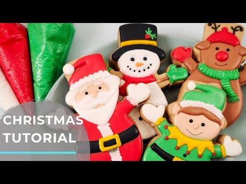 Christmas Cookies for Beginners (1 Shape - 4 Designs)