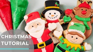 Christmas Cookies for Beginners (1 Shape - 4 Designs)