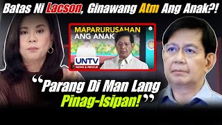 BATAS NI LACSON PARANG HINOLD.UP ANG MGA KABATAAN?! 