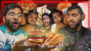 اللي قدامنا يحدد اكلنا (( عجلة الحظ تحدد المطعم 🚗🍔 )) !!