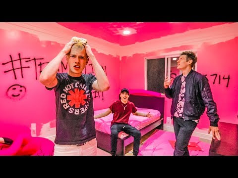 TURNING ROOM PINK! (REVENGE PRANK)