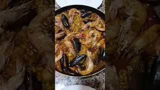 Menú: Arroz con marisco