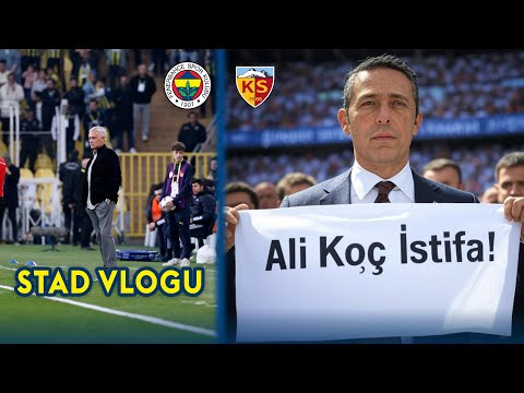 YÖNETİM İSTİFA | Fenerbahçe 3 - 3 Kayserispor | Stadyum Vlogu