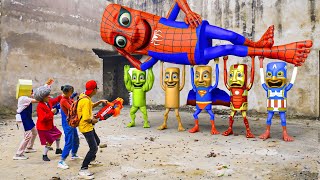 All Family Tung Tung Tung Sahur SUPERHERO Vs Team Scary Teacher NEW HERO POWER | Italian Brainrot