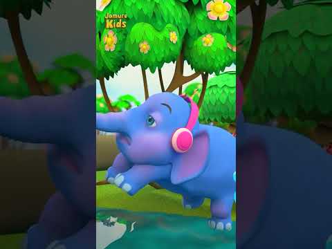 Ek Mota Hathi Jhoom ke Chala I एक मोटा हाथी | Hindi Nursery Rhymes Cartoon | Jamure Kids