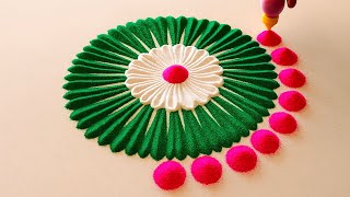 Navratri/Dussehra Special Rangoli 2025 | चूड़ी से बनाये इतनी सुंदर रंगोली | Diwali Rangoli Designs