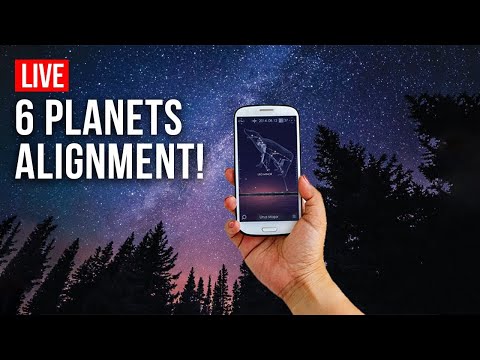 Look At The 6 Planets Alignment in 2025! (with STELLARIUM Planetary Software) 🌌✨ 🌌✨ 🌌✨