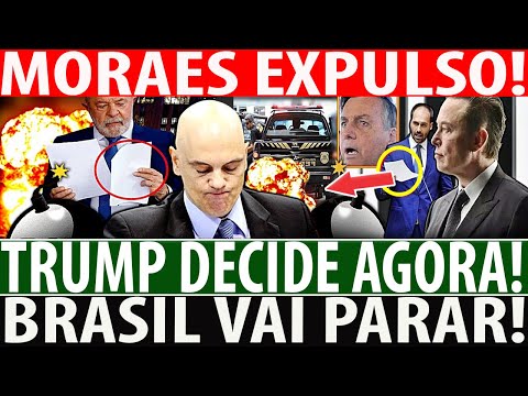 URGENTE! M0RAES EXPULS0 DOS EUA! XANDÃO CAIU NA LISTA NEGRA! TRUMP DECIDE REAGIR IMEDIATAMENTE!