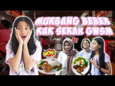 NYICIP BEBEK DAN AYAM KAMPUNG WITH KAK SEKAR GWSM #vloganak #gwsm #gwsmterbaru #entul #lucu