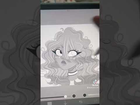 Será que deu certo pintar um desenho sem ver as cores??