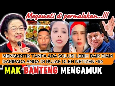 MEGAWATI DI RU74K OLEH NETIZEN, MENGKRITIK TANPA ADA SOLUSI LEBIH BAIK ANDA DIAM