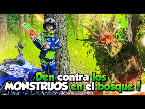 Den contra los MONSTRUOS en el Bosque! | Aventuras en Coche para Niños!