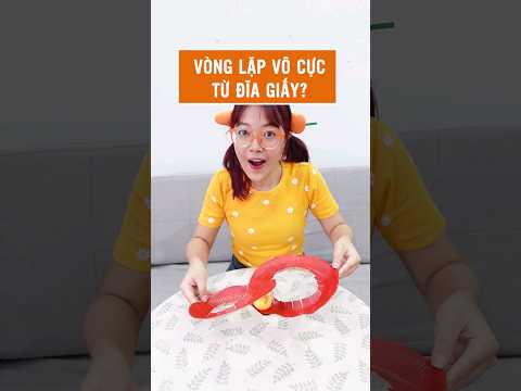 VÒNG LẶP VÔ CỰC TỪ ĐĨA GIẤY? #leeciehayhoi #shorts