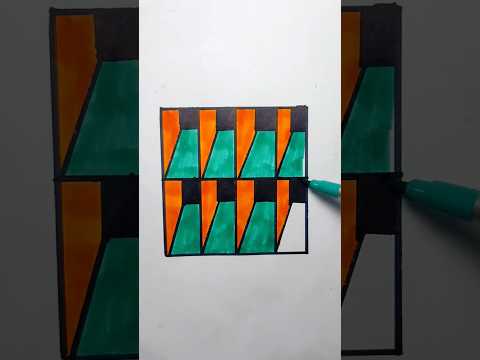 Easy and unique 3d illusion Drawing 🥰 | voice by@mr.roshan3dart #shorts #3d #illusion