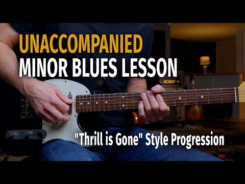 Unaccompanied Minor Blues Solo Lesson on a 1966 Fender Vibrolux