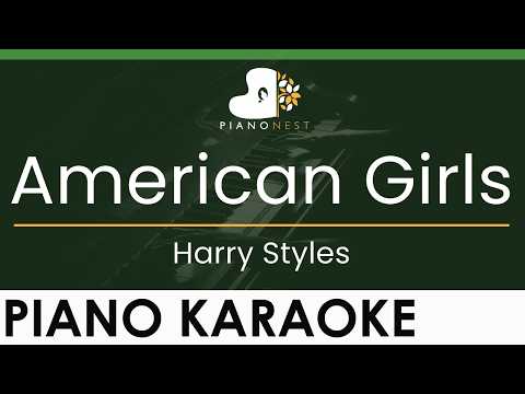 Harry Styles – American Girls – LOWER Key (Piano Karaoke Instrumental)
