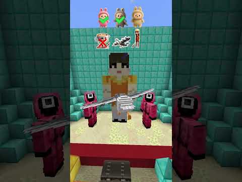 Labubu VS Italian Brainrot! Help Labubu pass the trials in minecraft! #minecraft #italianbrainrot