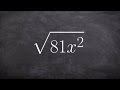 Square Roots and Factorization Concepts