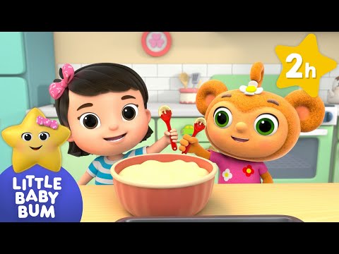 ¡Vamos a hornear galletas! 🍪| Canciones Infantiles🎵| Caricaturas para bebés | Little Baby Bum